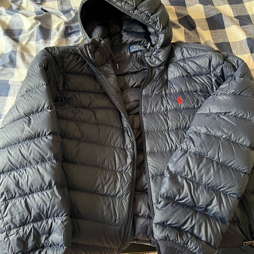 Ralph Lauren Men's Dark Blue Puffer Jacket